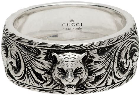 gucci feline ring replica|gucci feline head ring.